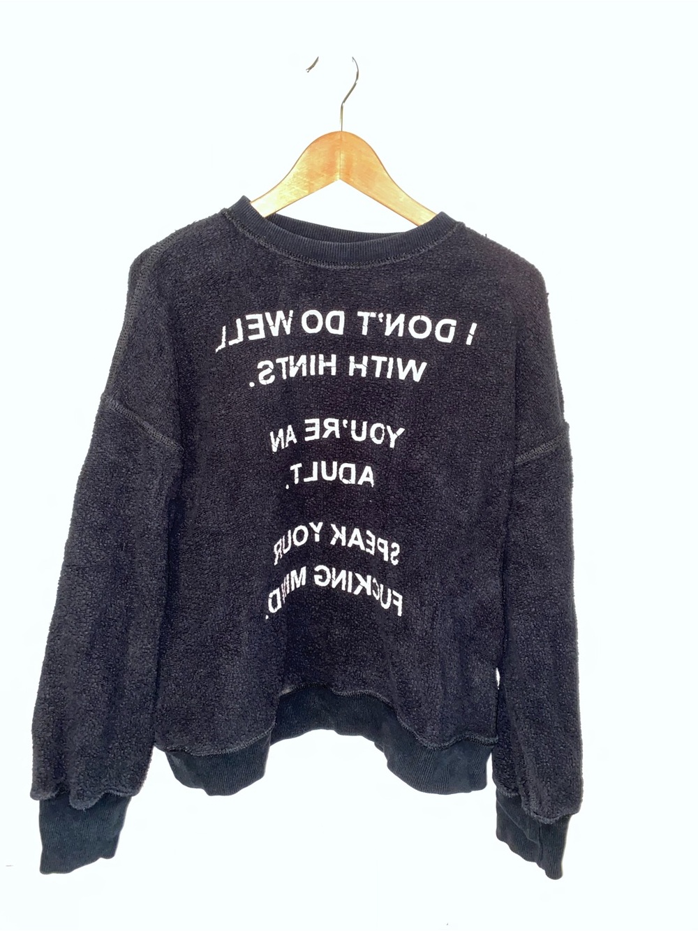 Givenchy Backwards Inside Out Sweatshirt